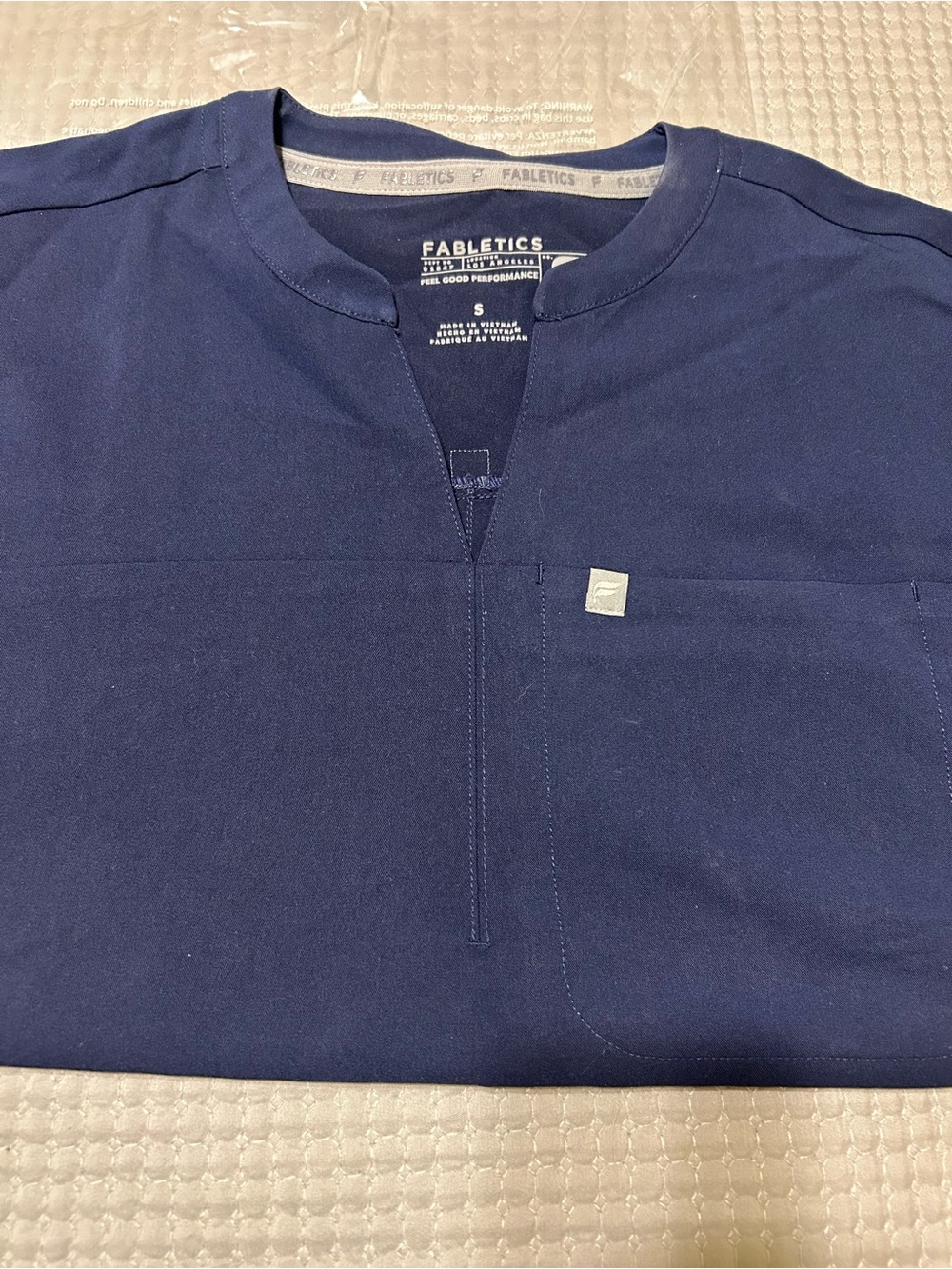 NWOT FABLETICS SCRUB TOP - Picture 3 of 3